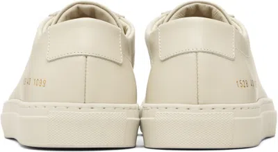 Common Projects Off-white Original Achilles Low Sneakers In White