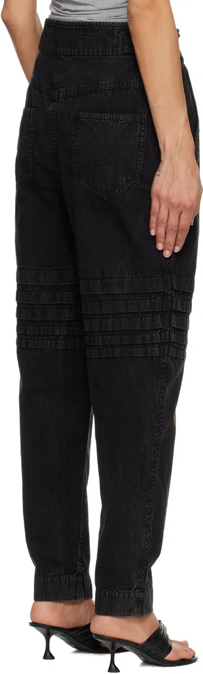 Isabel Marant Étoile Black Mellya Trousers In Black