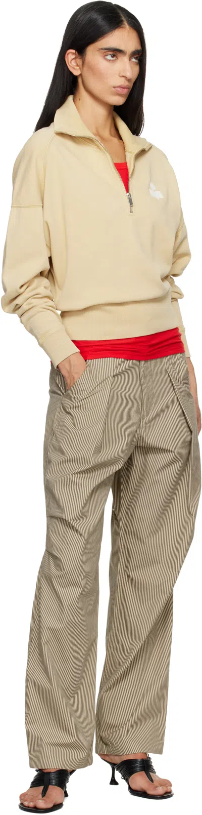 Isabel Marant Étoile Beige Ross Sweatshirt In Neutral