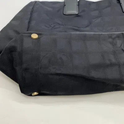 Pre-owned Chanel Black New Travel Line Handbag Tote Bag ()
