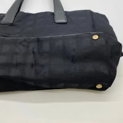 Pre-owned Chanel Black New Travel Line Handbag Tote Bag ()