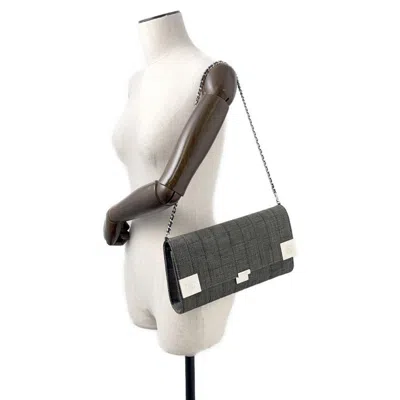 Pre-owned Chanel Chocolate Bar Navy Denim Shoulder Bag () In Blue