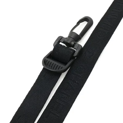 Pre-owned Chanel New Travel Line Black Ivory Nylon Shoulder Bag () In Multi