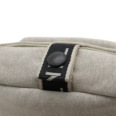 Pre-owned Chanel Sport Gray Cotton Pouch Sling Bag ()
