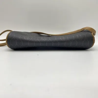 Pre-owned Dior Christian  Black Brown Leather Pochette Shoulder Bag () In Multi