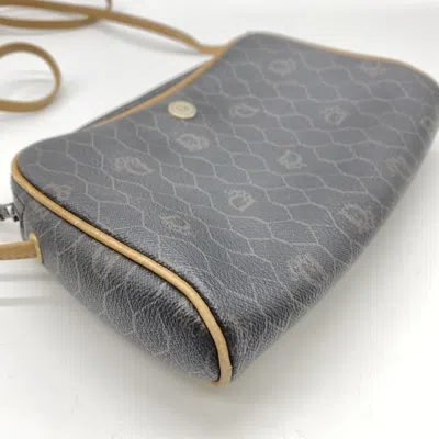 Pre-owned Dior Christian  Black Brown Leather Pochette Shoulder Bag () In Multi