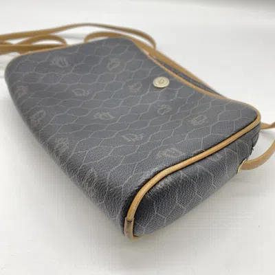 Pre-owned Dior Christian  Black Brown Leather Pochette Shoulder Bag () In Multi