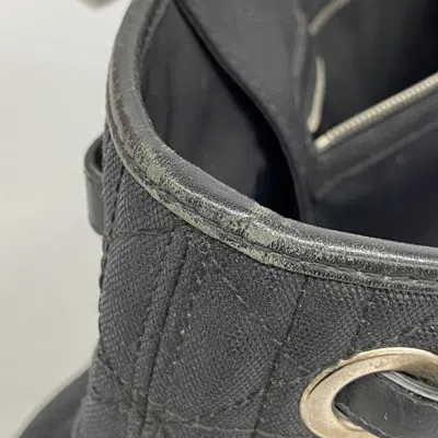 Pre-owned Dior Christian  Black Canvas Tote Bag ()