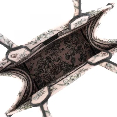 Pre-owned Dior Christian  Black Pink Canvas Tote Bag () In Multi