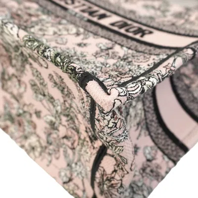 Pre-owned Dior Christian  Black Pink Canvas Tote Bag () In Multi