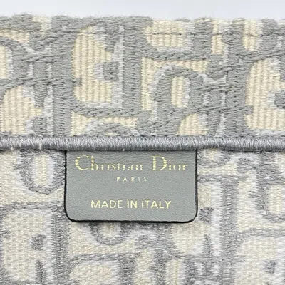 Pre-owned Dior Christian  Gray Canvas Tote Bag ()