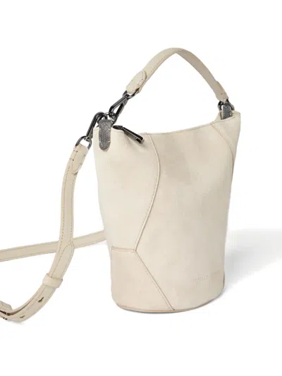 Brunello Cucinelli Bc Duo Bucket Bag In Neutral