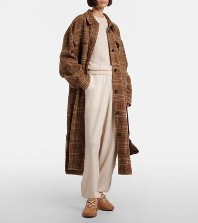 Jimmy Choo Diamond Light Flex Suede Sneakers In Brown