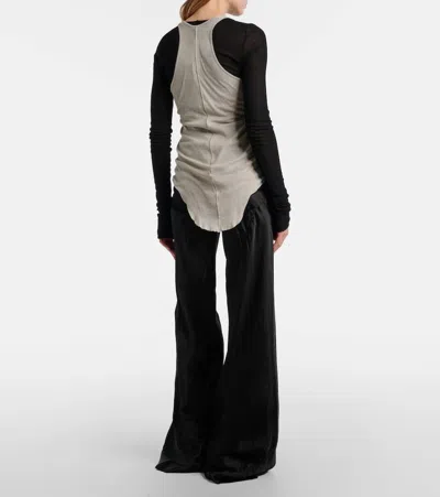 Rick Owens Bias Wide-leg Pants In Black
