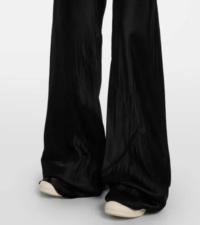 Rick Owens Bias Wide-leg Pants In Black