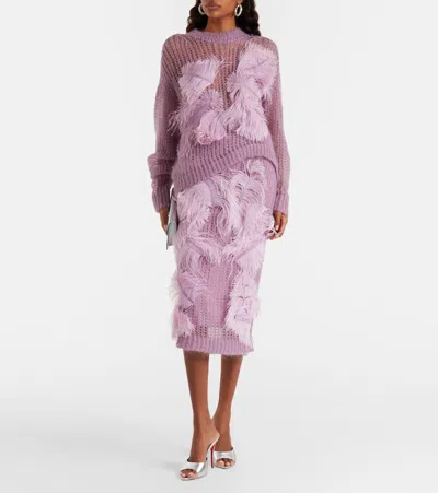 Christian Louboutin Miss Z 100 Metallic Leather Mules In White