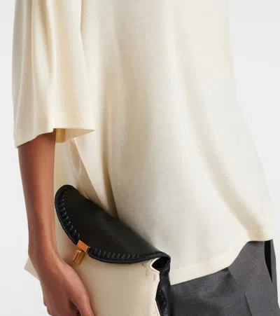 Rohe Oversized Wool-jersey T-shirt In White