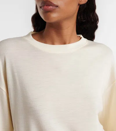 Rohe Oversized Wool-jersey T-shirt In White