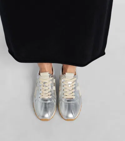 Hogan H671 86er Lace-up Fastening Sneakers In Gray