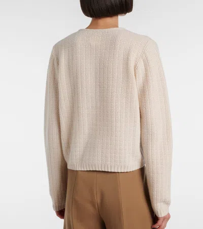 Jardin Des Orangers Wool And Cashmere Cardigan In Brown