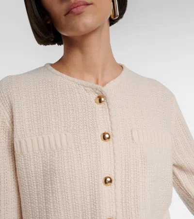 Jardin Des Orangers Wool And Cashmere Cardigan In Brown