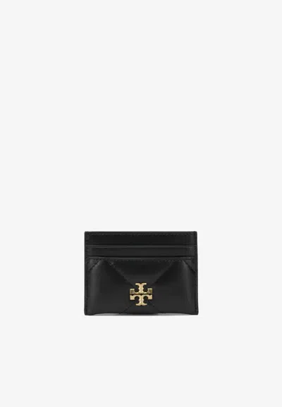 Tory Burch Kira Diamond Quilt Cardholder In Black