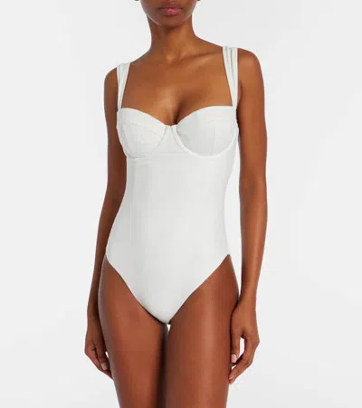 Simkhai Kylie Swimsuit In White