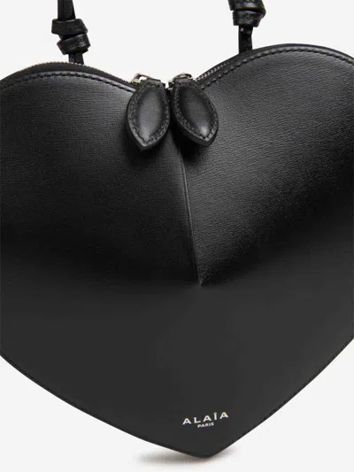 Alaïa Alaia Le Coeur Dove Coloured Leather Bag Women In Cream