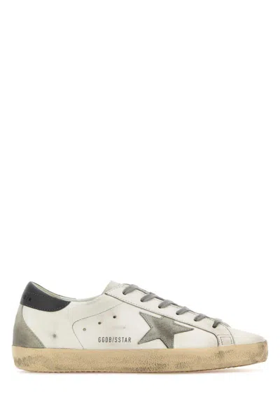 Golden Goose Deluxe Brand Women Multicolor Leather Super Star Classic Sneakers In White