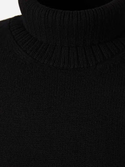 Ami Alexandre Mattiussi Ami Paris Ami De Coeur Sweater In Black