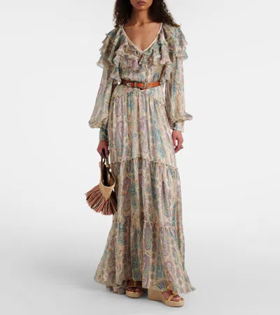 Gianvito Rossi Shanti Leather Espadrille Wedges In Gold