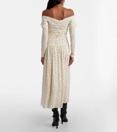 Isabel Marant Giovana Jersey Midi Dress In Neutral
