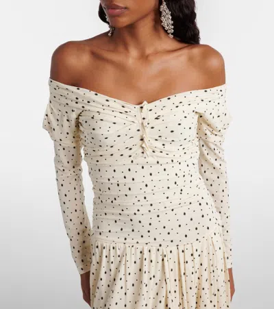 Isabel Marant Giovana Jersey Midi Dress In Neutral