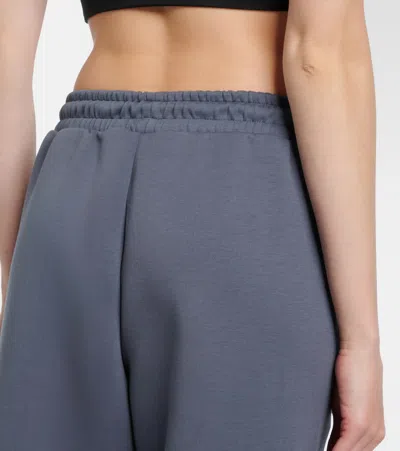Adidas By Stella Mccartney Cotton-blend Sweatpants In Blue