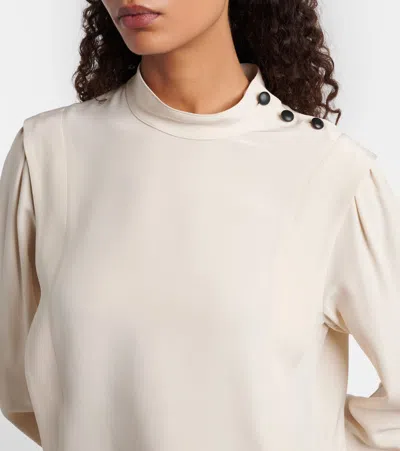 Isabel Marant Felissa Button-detail Top In White