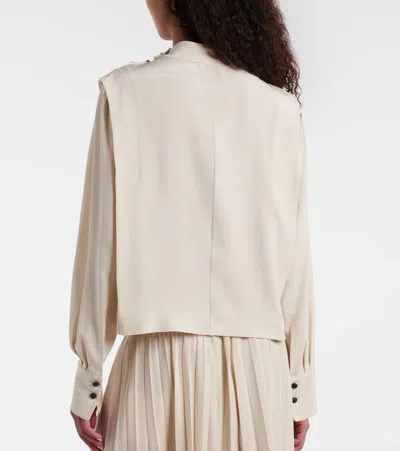 Isabel Marant Felissa Button-detail Top In White