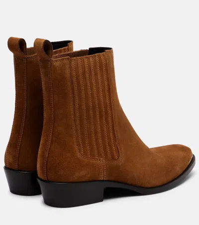 Isabel Marant Delano 35 Suede Ankle Boots In Brown