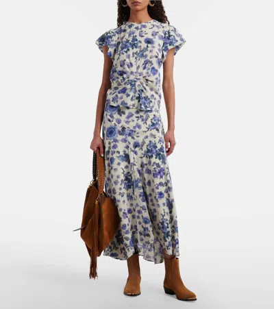 Isabel Marant Delano 35 Suede Ankle Boots In Brown