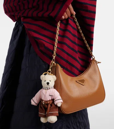 Prada Teddy Bag Charm In Pink