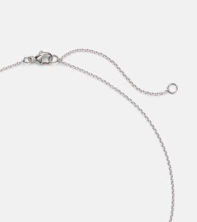 Stone And Strand Northern Star 14kt White Gold Necklace With Diamonds In Silver