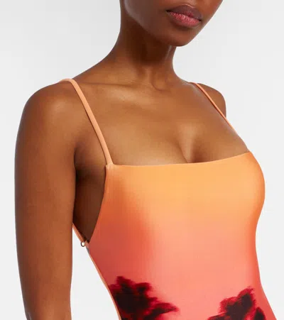 Simkhai Printed Swimsuit In Multi