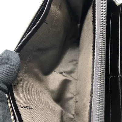 Pre-owned Fendi Beige Zucchino Leather Long Wallet (bi-fold) () In Sand