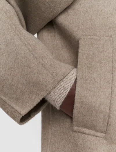 Joseph Cooksey Double Face Cashmere Jacket In Brown