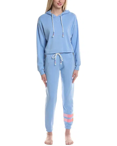 Pj Salvage 2pc Fad Night Pajama Set In Blue