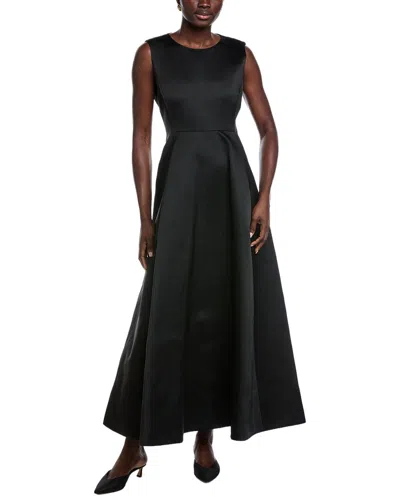 Lafayette 148 A-line Maxi Dress In Black