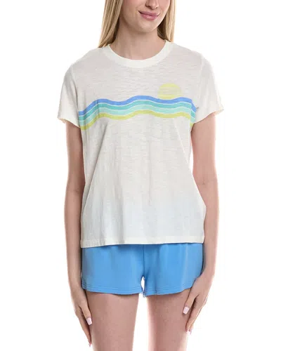 Pj Salvage 2pc Aloha Summer Pajama Set In Blue