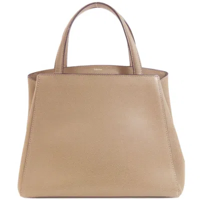 Pre-owned Valextra Leather Handbag () In Brown