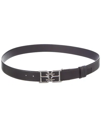 Bally B-chain 35 Reversible & Adjustable Leather Belt In Black