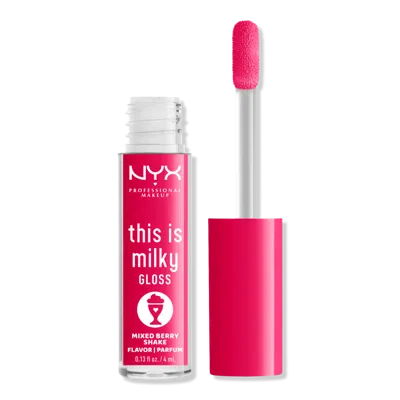 Nyx Professional Makeup This Is Milky Gloss Milkshakes Lip Gloss - Mixed Berry Shake In Pink