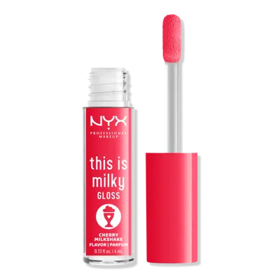 Nyx Professional Makeup This Is Milky Gloss Milkshakes Lip Gloss - Cherry Milkshake In Pink